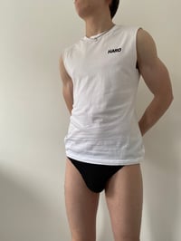 Image 2 of Rainbow Sparkle Hard Tank Top White