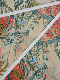 Image 4 of Swans by The Watermill A4 Risograph Print
