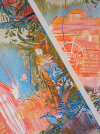 Image 5 of Swans by The Watermill A4 Risograph Print