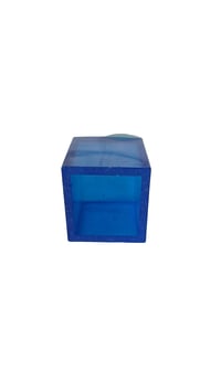 Image 2 of Blue Sparkles Resin Pen Holder 