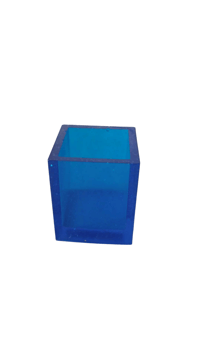 Image 1 of Blue Sparkles Resin Pen Holder 