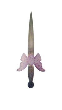 Image 1 of Resin Butterfly Dagger