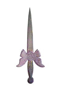 Image 2 of Resin Butterfly Dagger