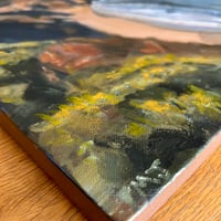 Image 3 of Big Sur Painting w/Be Here Now Lyrics