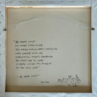 Image 2 of Big Sur Painting w/Be Here Now Lyrics