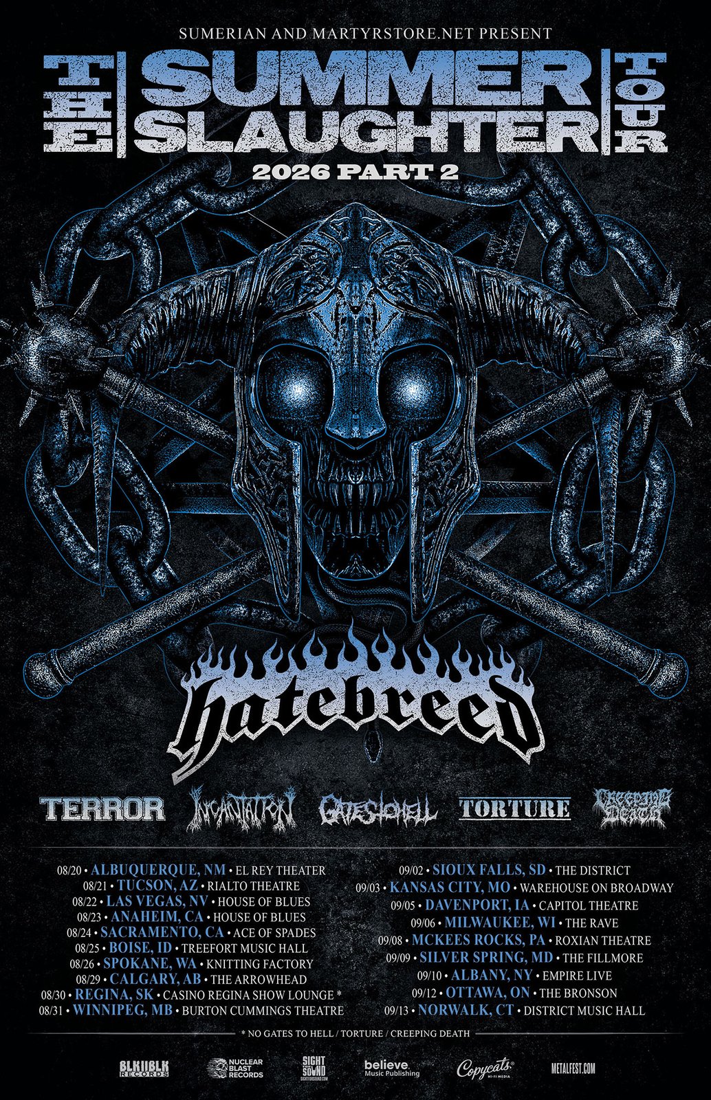 LOUDNESS SLAUGHTER HOUSE II ツアーパンフレット HATEBREED VIP M&G AT SUMMER SLAUGHTER TOUR 2026 | Martyr Hardcore