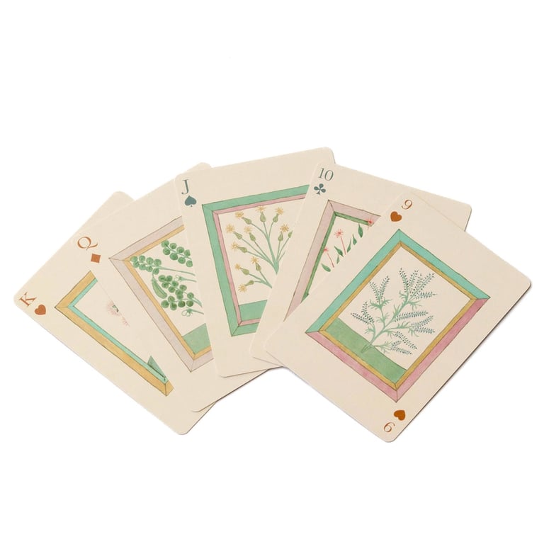 JEU DE CARTES À JOUER - LIVRE DES PLANTES Image 3