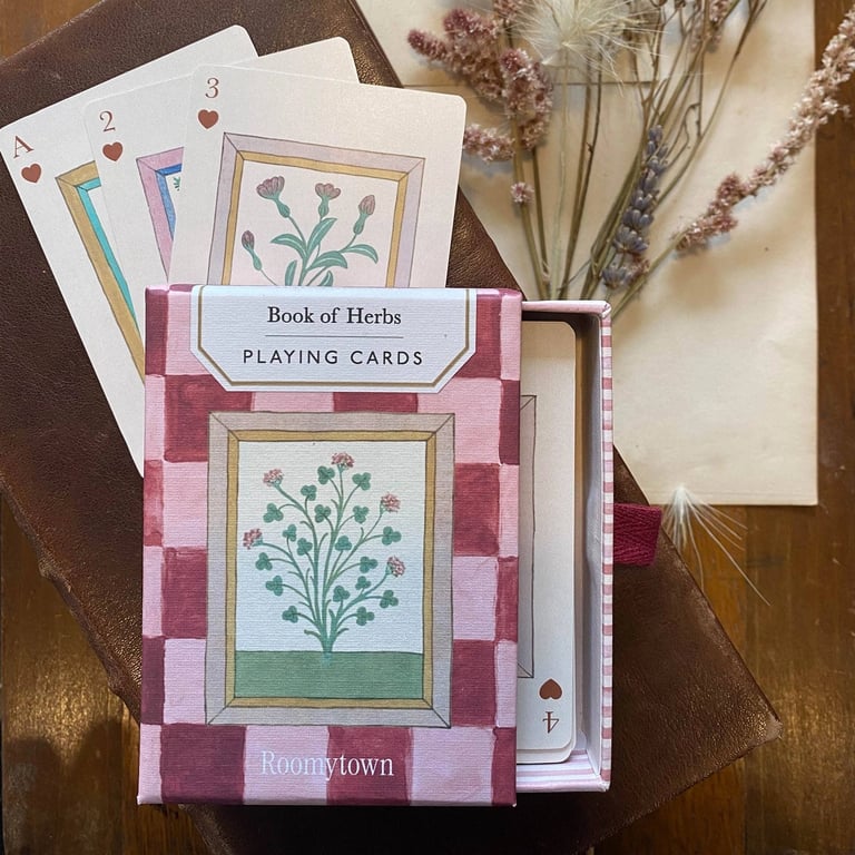 JEU DE CARTES À JOUER - LIVRE DES PLANTES Image 2