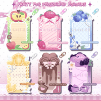 Image 1 of Fruity PVC Photocard Holder Keychains