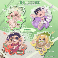 Image 1 of Dr. Stone Double Sided charms