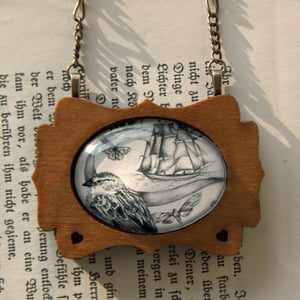 Image of We Were Explorers 'Grand Ship' Framed Pendant