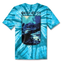Image 3 of Strength II ...Deep Cuts Turquoise Tie Dye Tee (PRE-ORDER)
