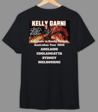 Image 2 of KELLY GARNI AUSTRALIAN TOUR  - T SHIRT/TOTE BAG/SIGNED PROMO CARD