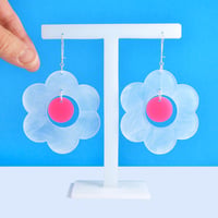 Image 1 of Large Flower Earrings
