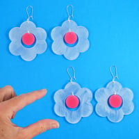 Image 3 of Large Flower Earrings