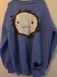 Snow Golem Sweater ( Fully handmade, stitch by stitch)