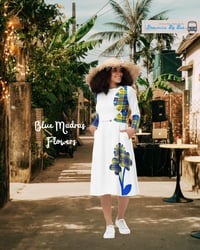 Image 3 of DBB Hint of Creole Long Sleeve Midi Dress