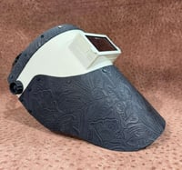 Image 1 of Black Floral White Sugar Scoop