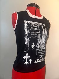 Image 2 of mana black x white tank cutsew