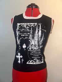 Image 1 of mana black x white tank cutsew