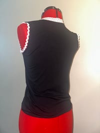 Image 3 of mana black x white tank cutsew
