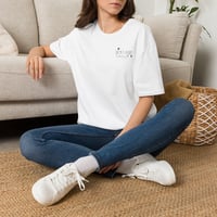 Image 1 of  T-Shirt — "You Are ENOUGH" Minimal Heart Pocket Tee