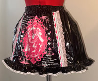 Image 3 of közi PVC black x pink skirt