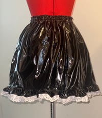 Image 3 of mana PVC black x white skirt
