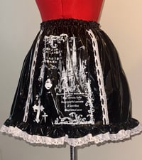 Image 2 of mana PVC black x white skirt