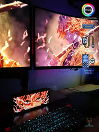 Image 4 of  Lampe LED 3D Zenitsu – Demon Slayer RGB | Lightfox
