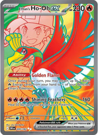 Ethan's Ho-Oh ex - 209/182 - SV10: Destined Rivals - Near Mint