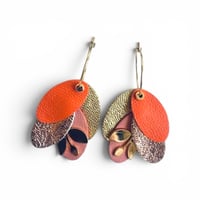 Image 1 of Boucles HORTENSE Orange