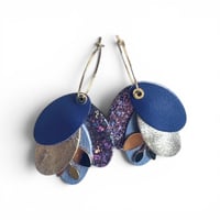 Image 1 of Boucles HORTENSE Violet