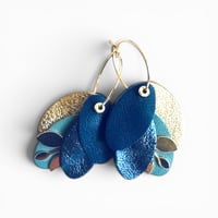 Image 1 of Boucles HORTENSE Marine