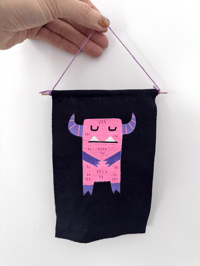 Image 2 of Sleeping Pink Monster