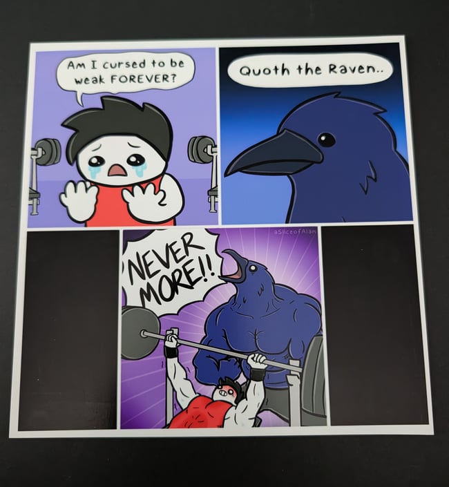 NEVERMORE COMIC PRINT 🐦‍⬛