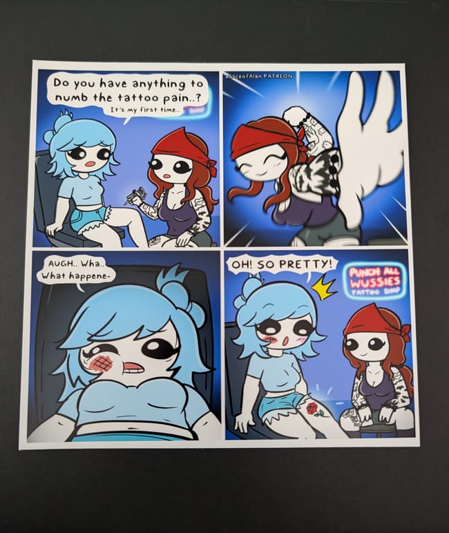 TATTOO COMIC PRINT