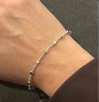 Image 2 of Dainty mixed metals bracelet 