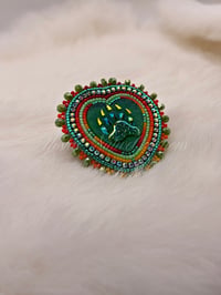 Lucky Green Bear Ring 