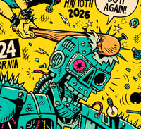 Image 3 of CIRCLE JERKS TOUR POSTER 2026 - SACRAMENTO