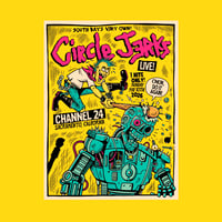 Image 1 of CIRCLE JERKS TOUR POSTER 2026 - SACRAMENTO