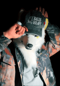 Image 7 of "My Balls Sag Heavy" Distressed Hat