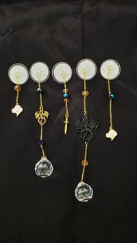 Image 6 of Dragons & Lightning handmade bookshelf charms