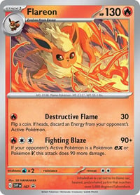 Flareon - 167 (Cosmos Holo) - SV: Scarlet & Violet Promo Cards - Near Mint