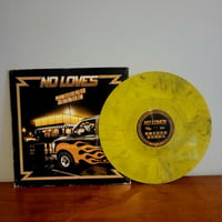 Image 1 of NO LOVES - JIMBO'S HOUSE - "YELLOW / BLACK" MARBLE 12 INCH VINYL LP