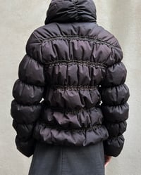 Image 8 of LEATHER TRIM PUFFER JACKET