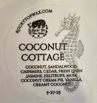 Coconut Cottage - A Rockytop Wax Works exclusive custom houseblend fragrance 