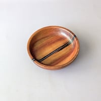 Image 1 of Decorative Bowl - Madrone w/resin 4" x 1"