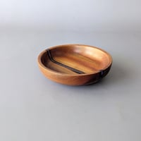 Image 3 of Decorative Bowl - Madrone w/resin 4" x 1"