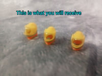 Image 1 of Mattel Space 1999 Eagle YELLOW or ORANGE HELMETS set of 3 action figure diorama 